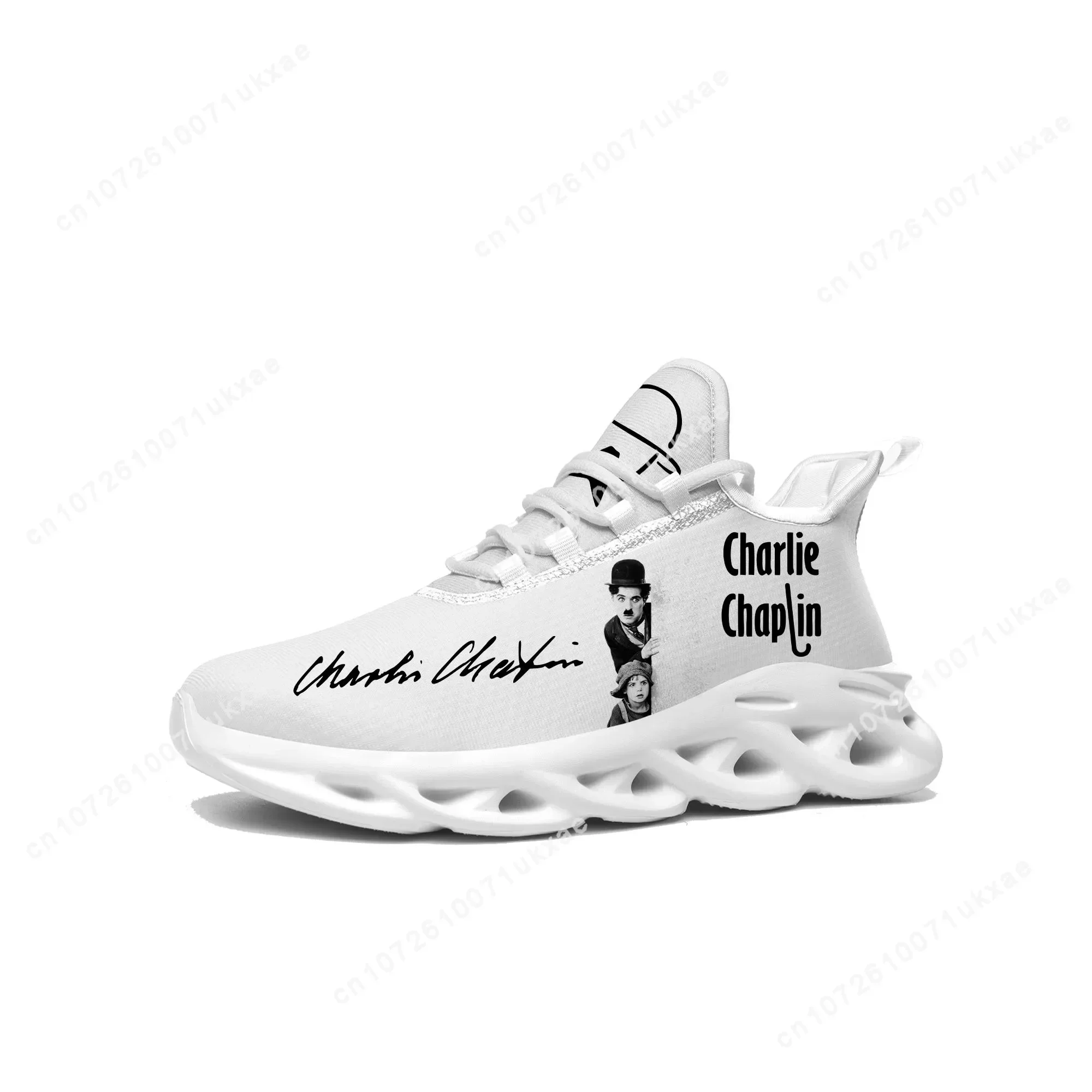 Charlie Chaplin Flats Sneakers Mens Womens Sports Running Shoes High Quality Sneaker Lace Up Mesh Footwear custom made Shoe