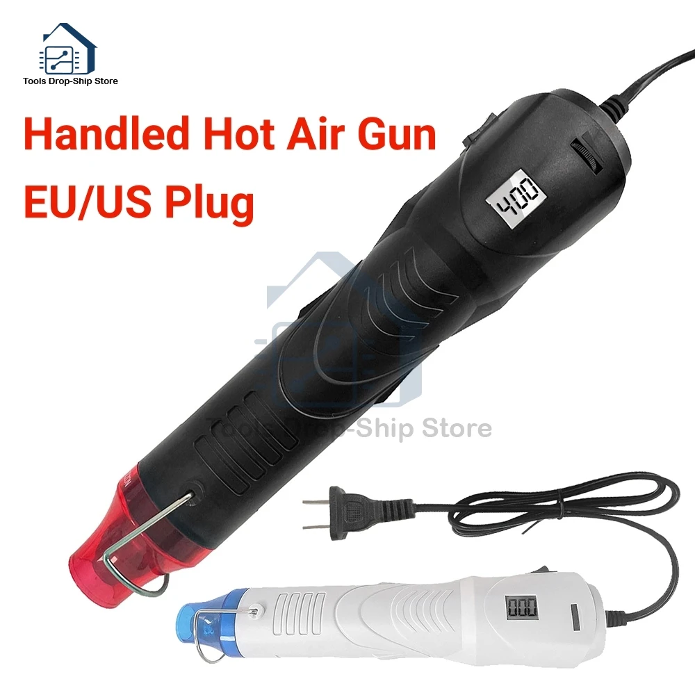 250W Hot Air Gun Portable Mini Heater for DIY Craft Embossing Shrink Wrapping PVC Multi Function Handheld Electrical Heat Tool