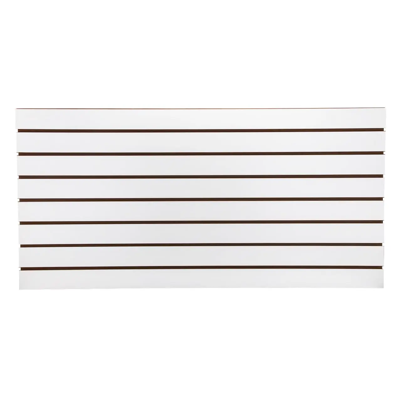 

4ft x 2ft White Slatwall Panels - Pack of 2 for Retail Displays, Garage Storage, and Craft Organization