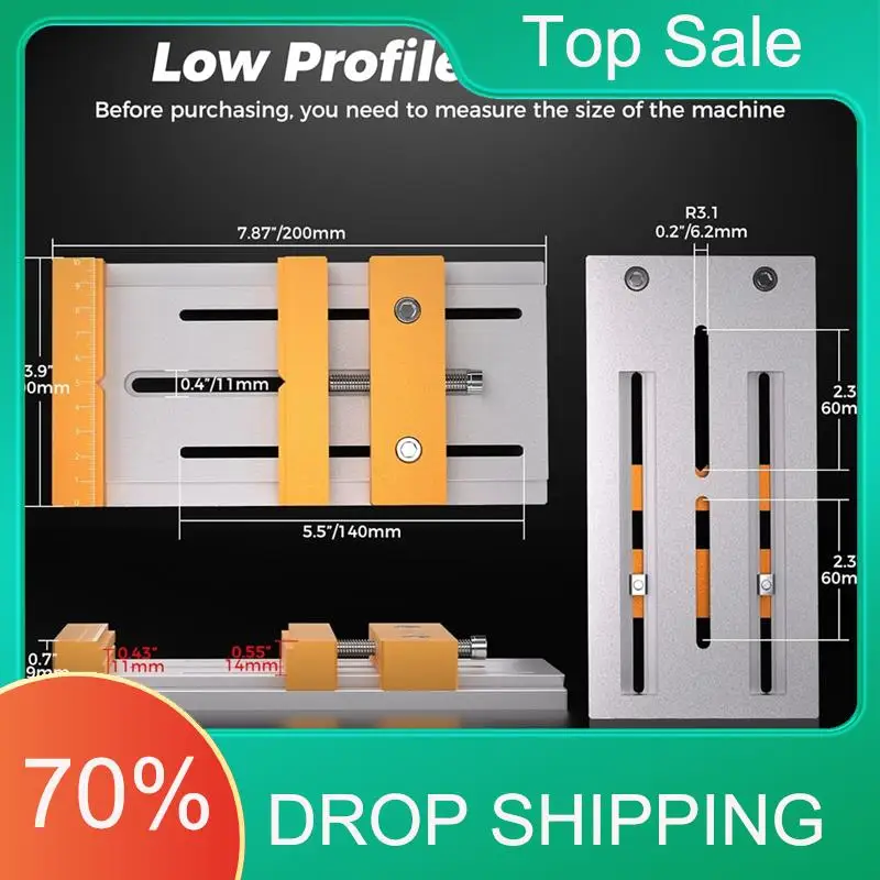 ^ وصول لسطح المكتب باستخدام الحاسب الآلي جهاز التوجيه المتوافق مع طاولة العمل الملزمة-للأعمال الخشبية، 7.87 × 3.94 بوصة (20 × 10 سم)، نطاق تثبيت 136 مم #6