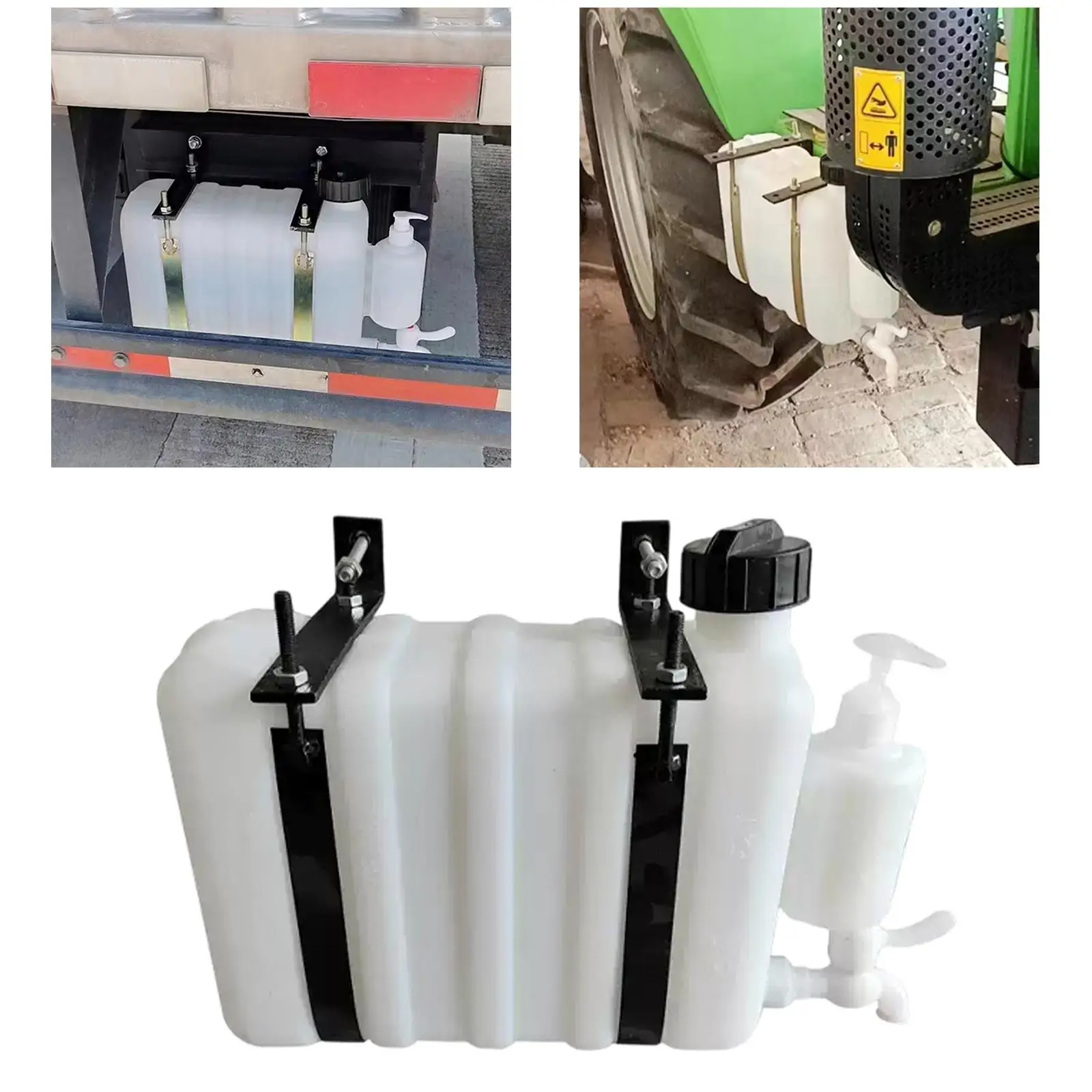 

Vehicle Mounted Heavy Duty Water Tank ABS Space Saving Hanging Support for Truck RV Agriculture