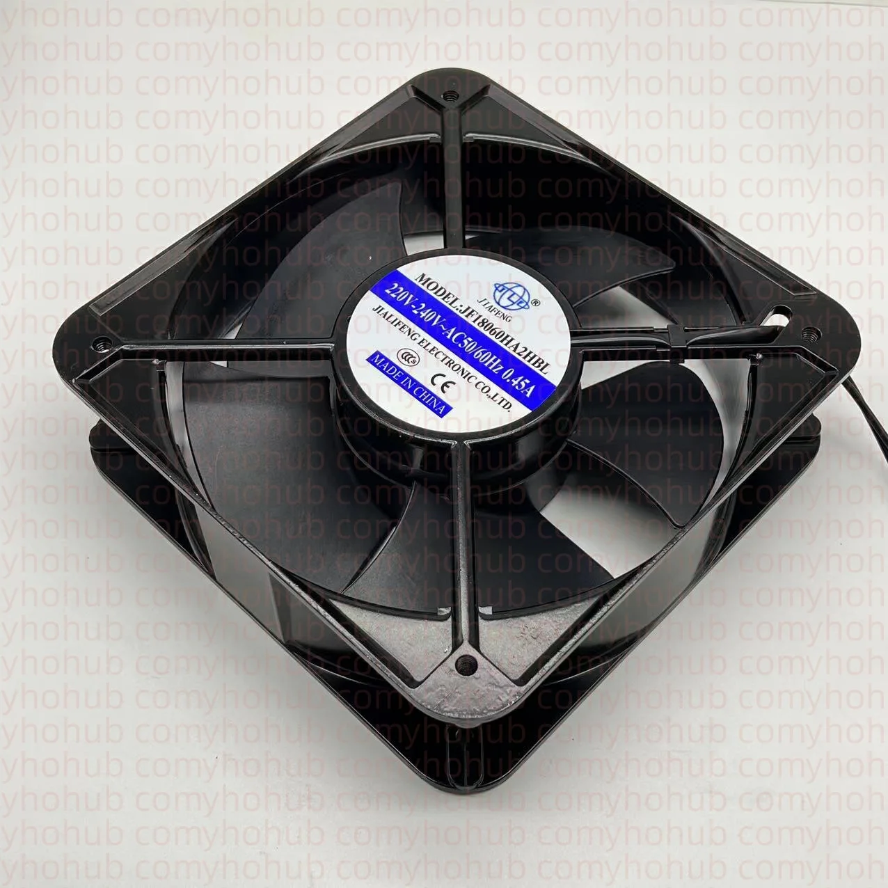 

JIAPENG JF18060HA2HBL AC 220 В 0,45 А 180x180x60 мм 2-проводной охлаждающий вентилятор для сервера
