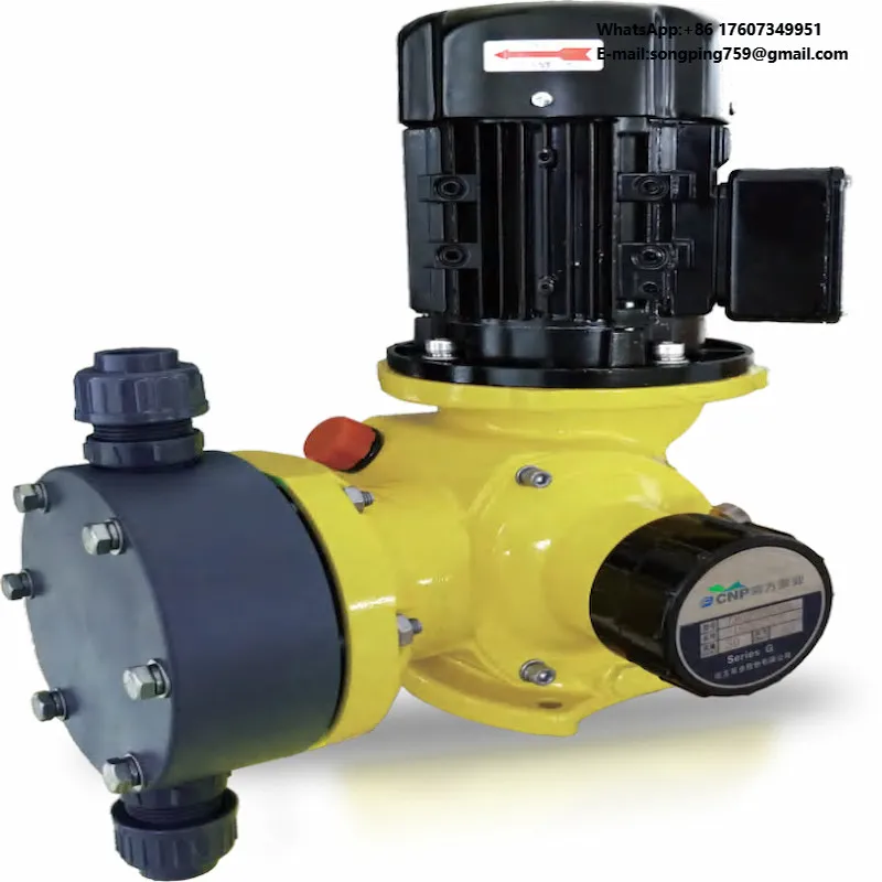 

CNF GM Mechanical Diaphragm Metering Pump Acid Alkali Resistant Engineering Plastics High Pressure Stainless Steel Motor