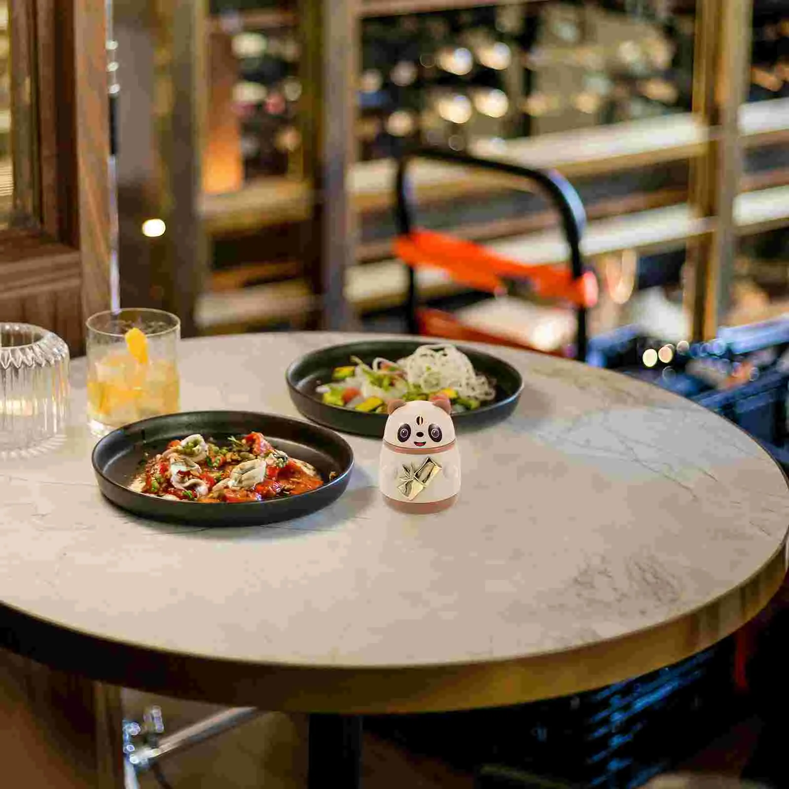 Toothpick Holder Storage Container Jar Toothpicks Panda Dispenser Pp Automatic Travel