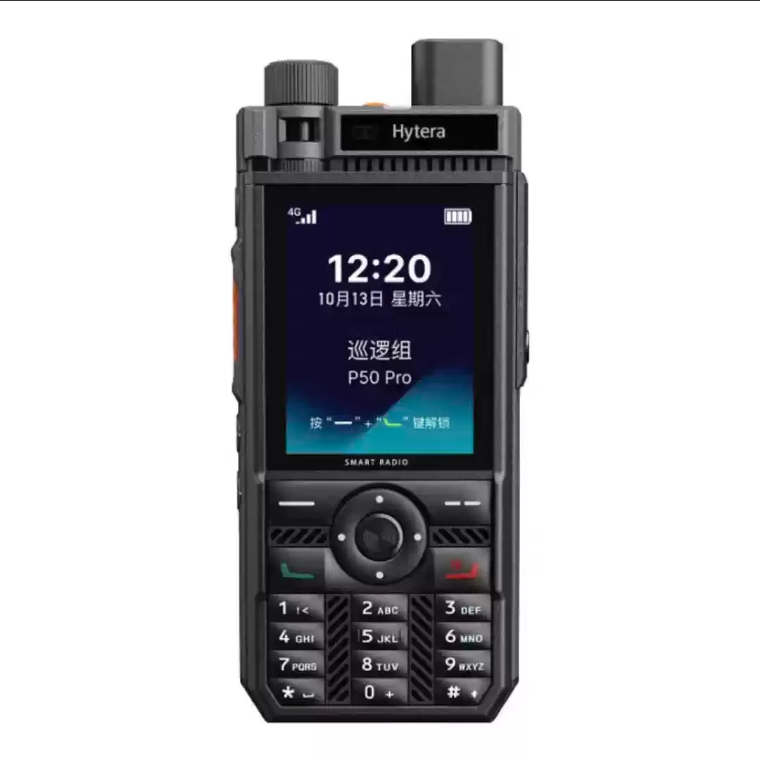

Global Walkie Talkie P50 with 4G LTE Cellular Push-to-Talk POC for Radio BT 4000mAh IP68 for Logistics Security
