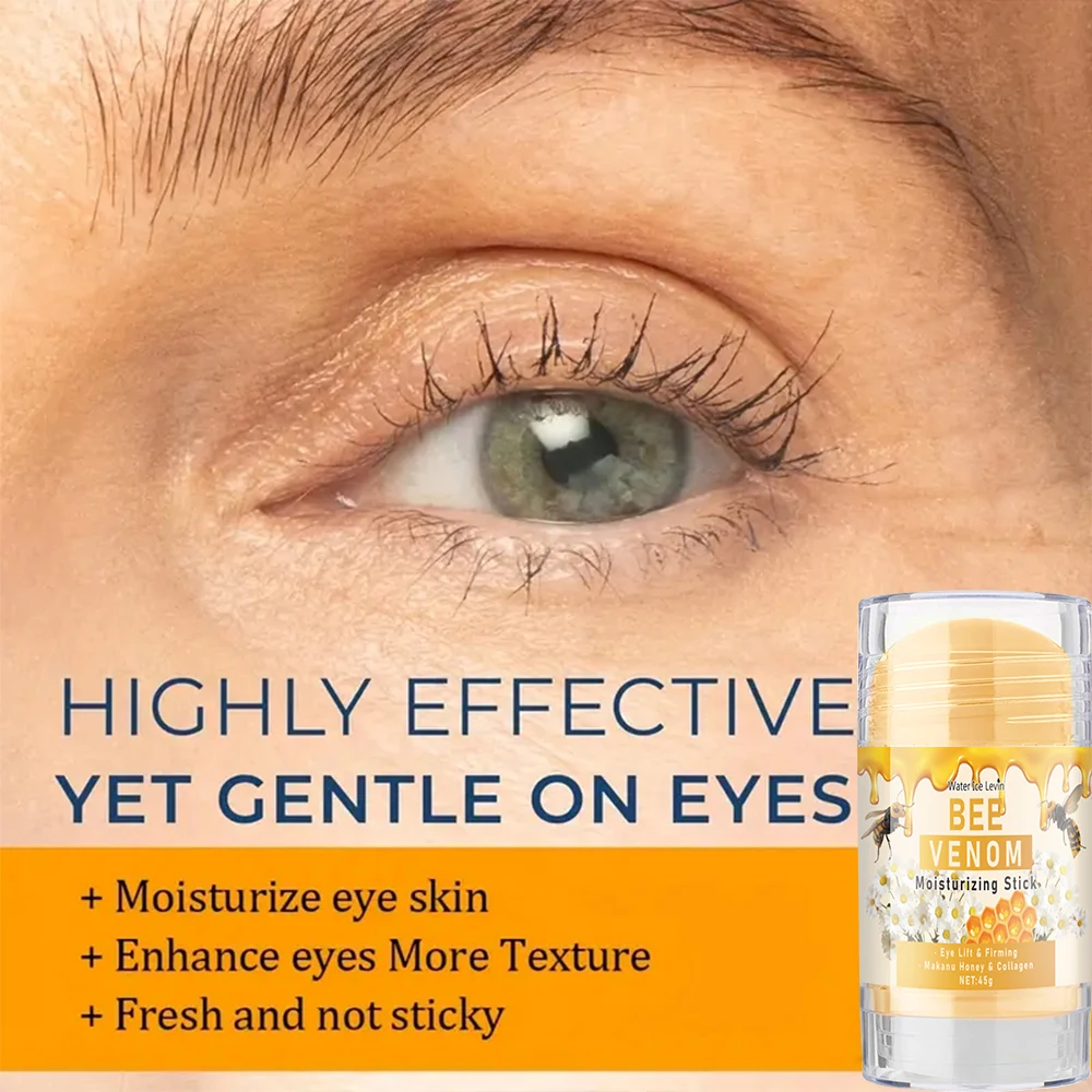 Bee Venom Eye Cream Stick Hydrates and Moisturizes the Skin Around the Eyes, Protects and Nourishes, Making the Light Beige Color More Soft view 2