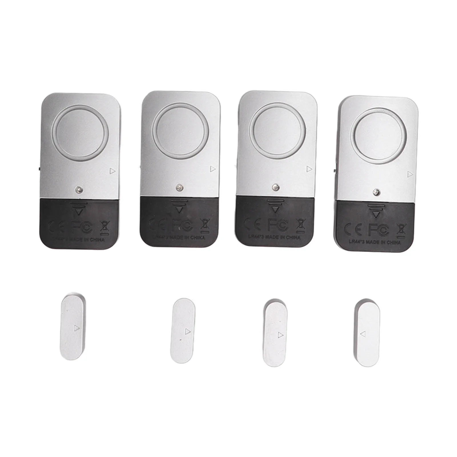 4 Set Door Window Alarm 120DB High Accuracy Safety Door Window Detector for Home Hotel Security Window Door Alarm