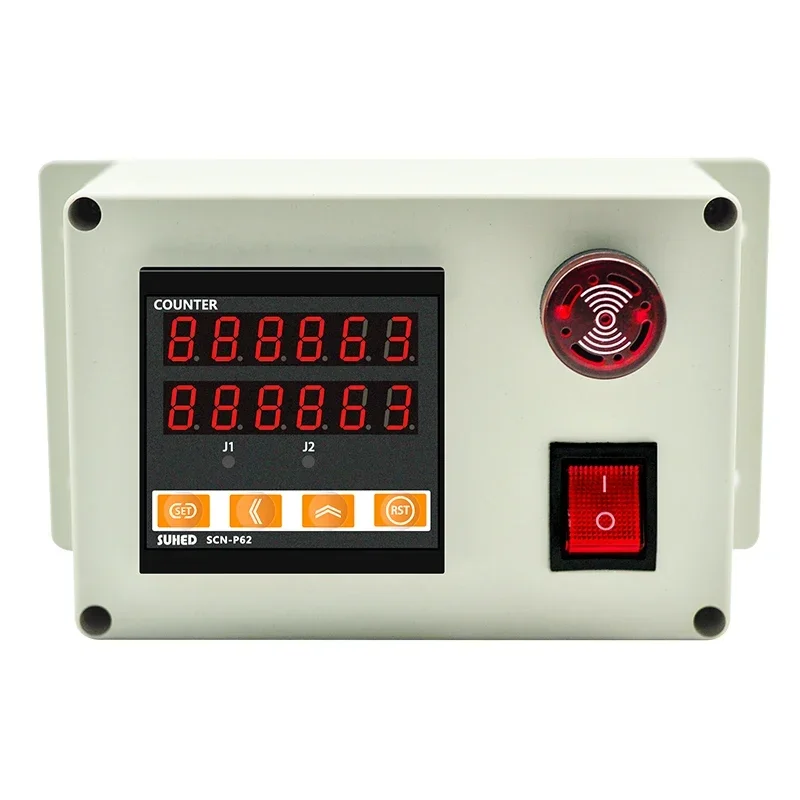 For SCN-P62 Electronic Digital Meter Counter Rolling Wheel 12V/24V/220V Length Measurement Test Equipment Automatic Coder