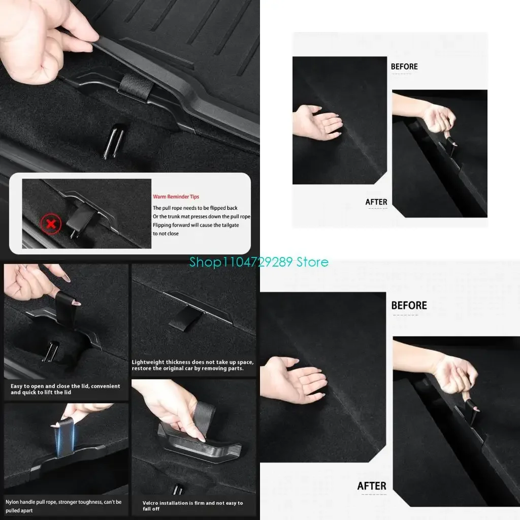D8KE Invisible Trunk Many Set Fuerte ABS ABS ABS ABIERTO ABIERTO Herramienta herramientas Solución ahorro espacio