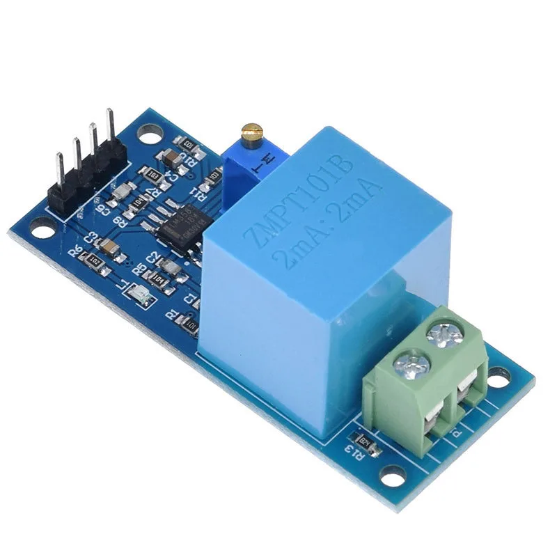 1/2~50/100Pcs Voltage Sensor Module ZMPT101B Voltage Transformer Module Single-phase AC Active Output High Precision