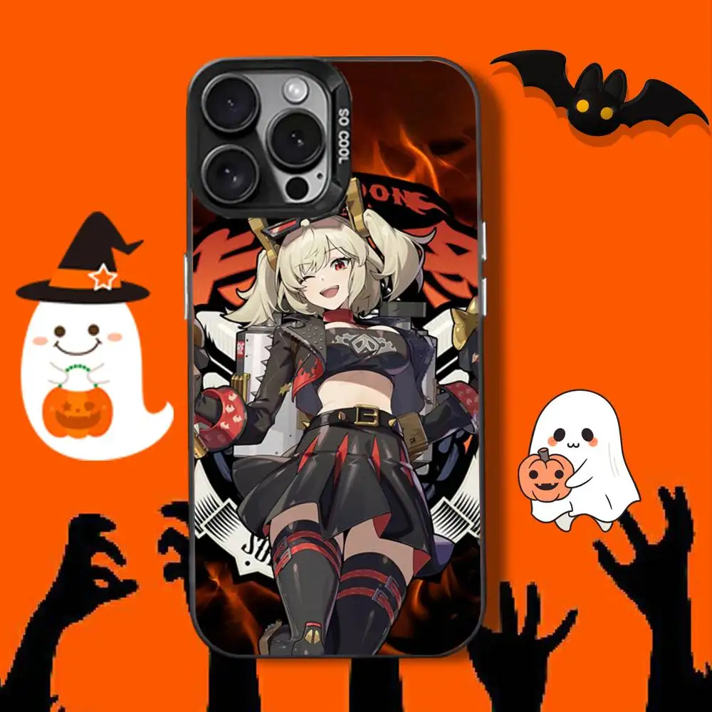 حافظة هاتف Bangboo Z-Zenless Zone ZeroS لهاتف iPhone 16,12,13,17,15,1,11,Mini,Pro,SE,XS,MAX,غطاء سيليكون أسود غير لامع #3