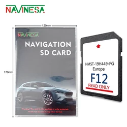 El más nuevo F12 SYNC2 NAVIGATION SD 64GB TARJETA SAT NAV MAP Reino Unido EUROPA para Ford C-MAX Y S-MAX HM5T-19H449-FG