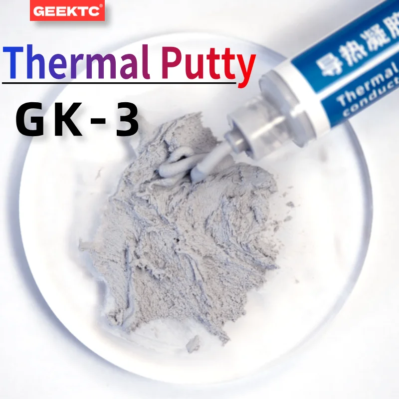 GEEKTC GK2 GK3 Thermal Putty Gel For VGA GPU IC Laptops VRAM Smartphone Soc