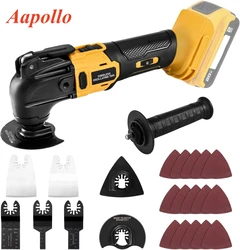 Brushless Oscillating Multi Tool Cordless Vibration Woodworking Powerl Tool Electric Trimmer Saw for De-Walt 20V Battery
