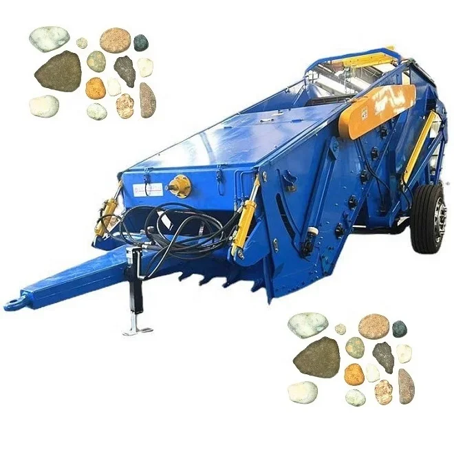 

automatic Removing Stones from Soil Rock Removal Machine Multi functional Farmland Soil Screening Stone Picker