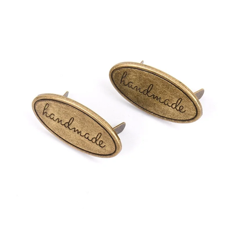 Customized Metal Garment & Accessory Tags - High Quality  Logo Labels for Clothing, Bags, Shoes, Hats Durable Craft Metal labe