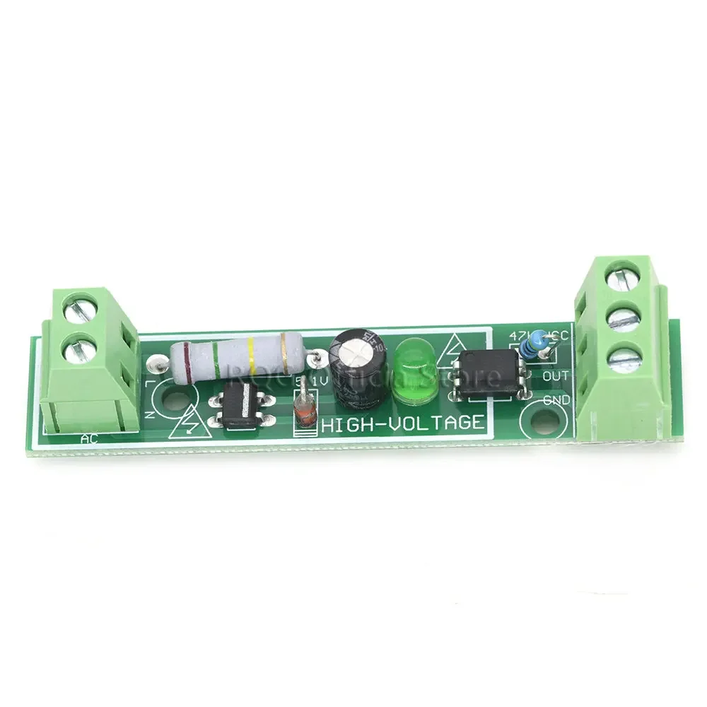 1-Bit AC 220V Optocoupler Isolation Module Voltage Detect Board Adaptive 3-5V For PLC Isolamento Fotoaccoppiatore Module