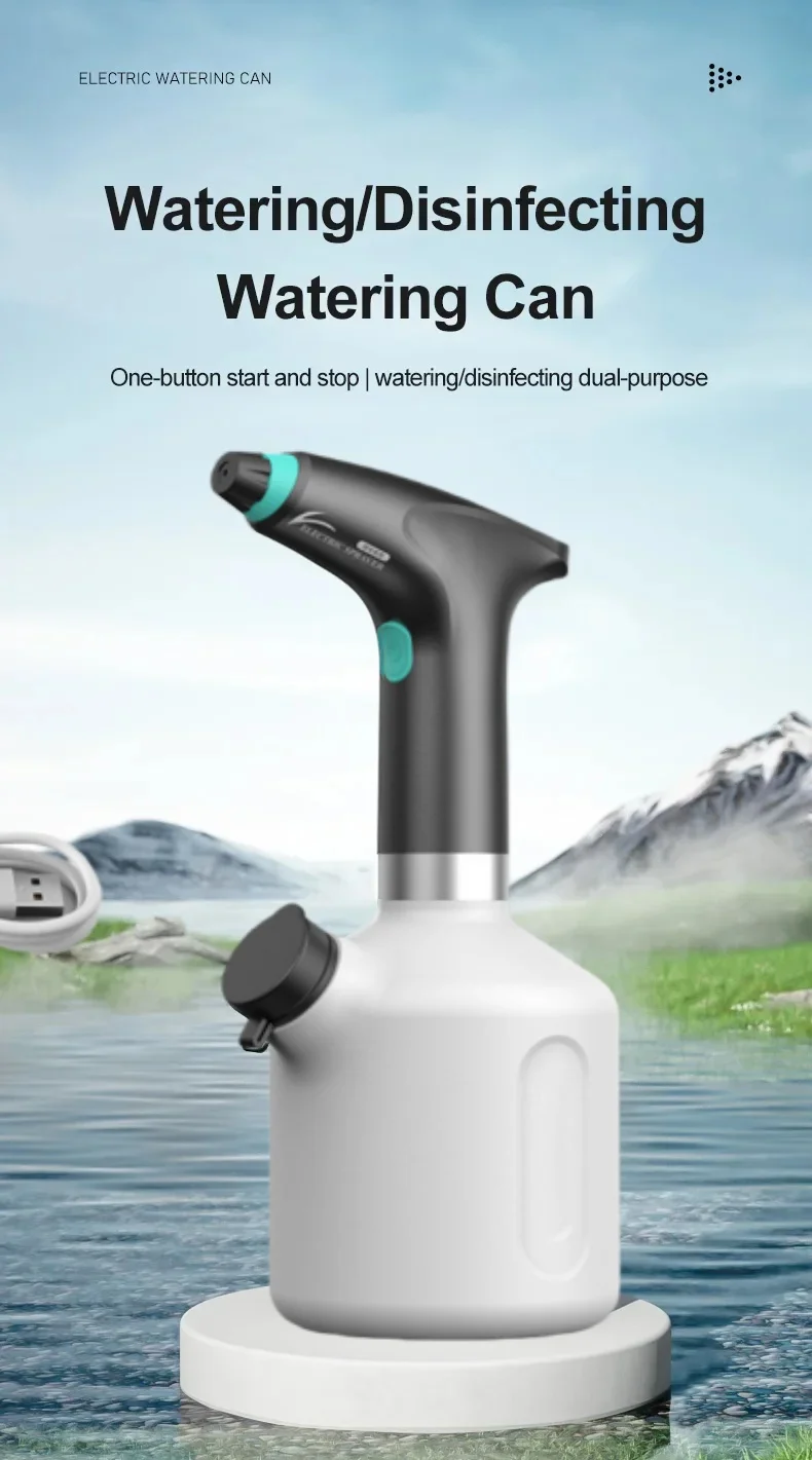 Automatic Watering Fogger Electric Plant Spray Bottle USB Electric Sanitizing Sprayer Hand Watering Machine Plants Garden Tools