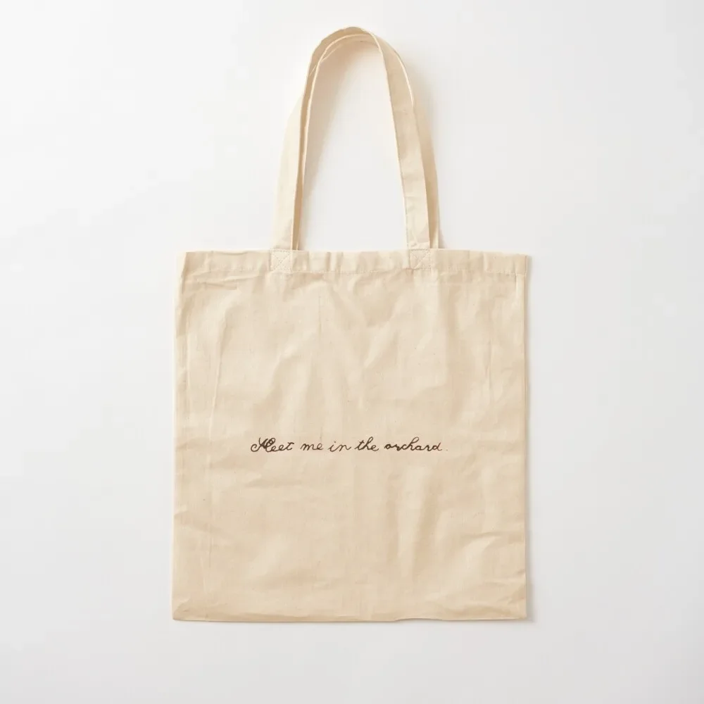 Meet me in the Orchard - Emily Dickinson Series Apple TV Tote Bag tote bags cloth bags reusable shopping bag Tote Bag