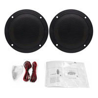 Herdio 4'' 160W  Waterproof Ceiling Marine Speaker Surround Sound Speaker For Kitchen Bathroom Yacht Outdoor Boat Home