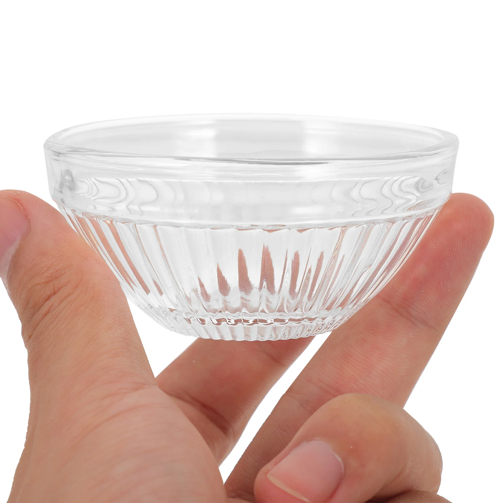 

10Pcs Small Glass Pudding Bowls Clear Stackable Dessert Snack Bowls Kitchen Serving Food Prep Containers Pudding Bowl