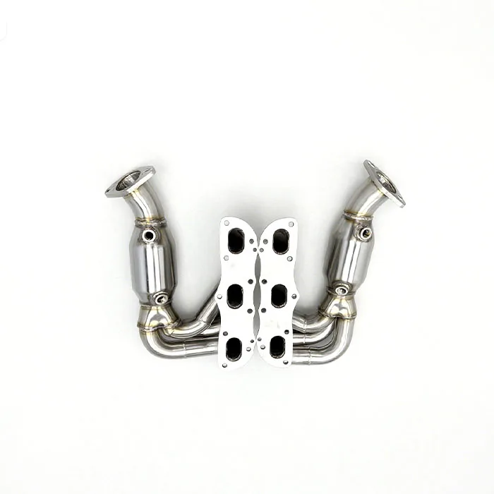 

Tuning Exhaust Manifold for Boxster/ 987/987.2 2008-2012 100/200/300cell SS304 High Flow Pipe Muffler Exhaust