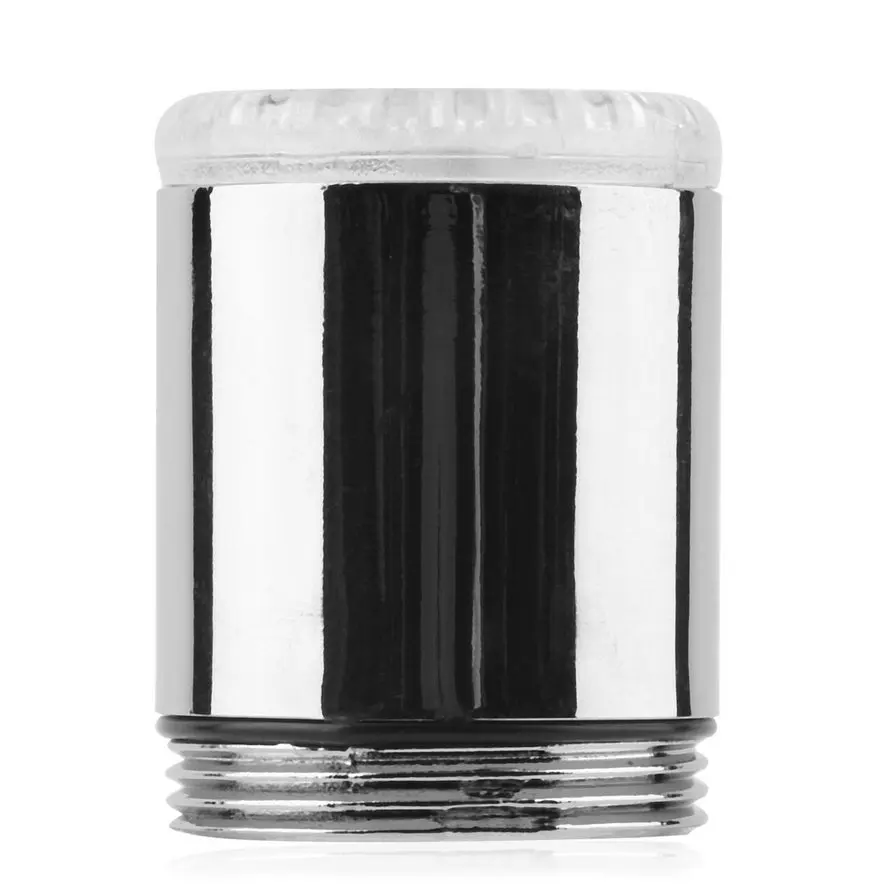 Multiple Color LED Light Change Faucet Shower Water Tap Sensor No Battery Water Faucet Glow Shower Left Screw