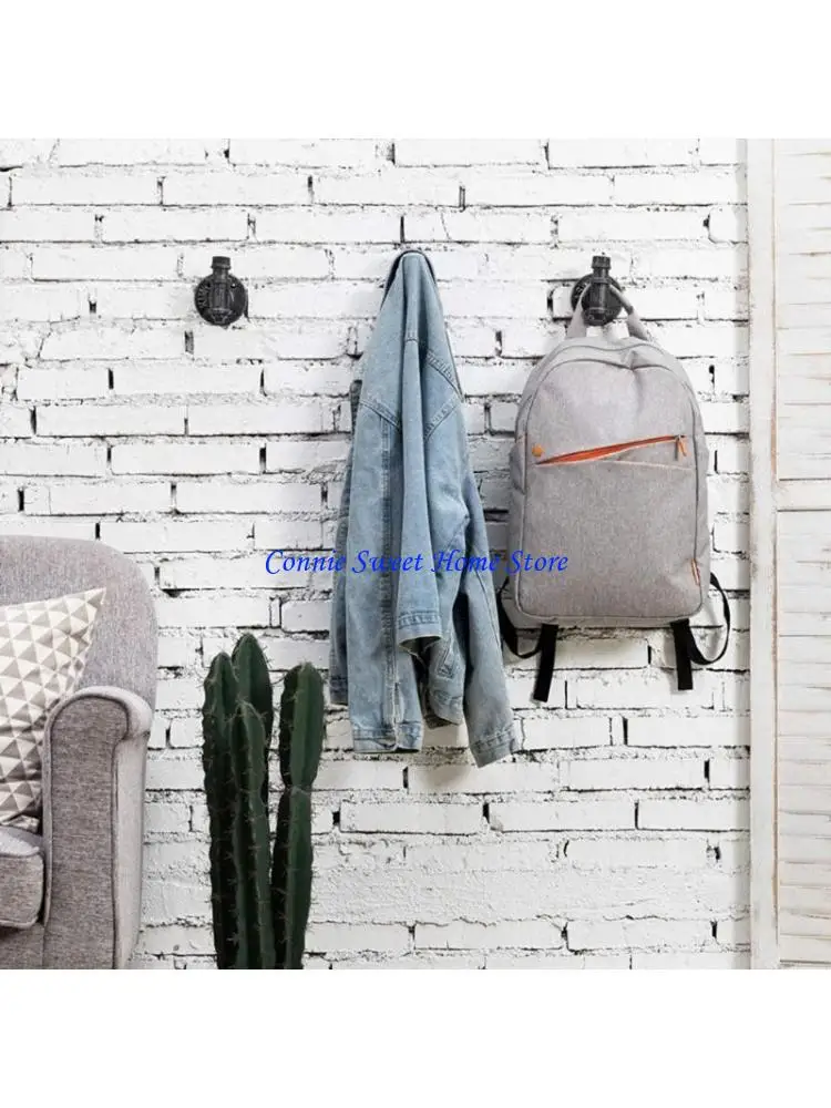 

LXAF Винтажные настенные крючки для халатов и полотенец для подвешивания в деревенском стиле в промышленном стиле