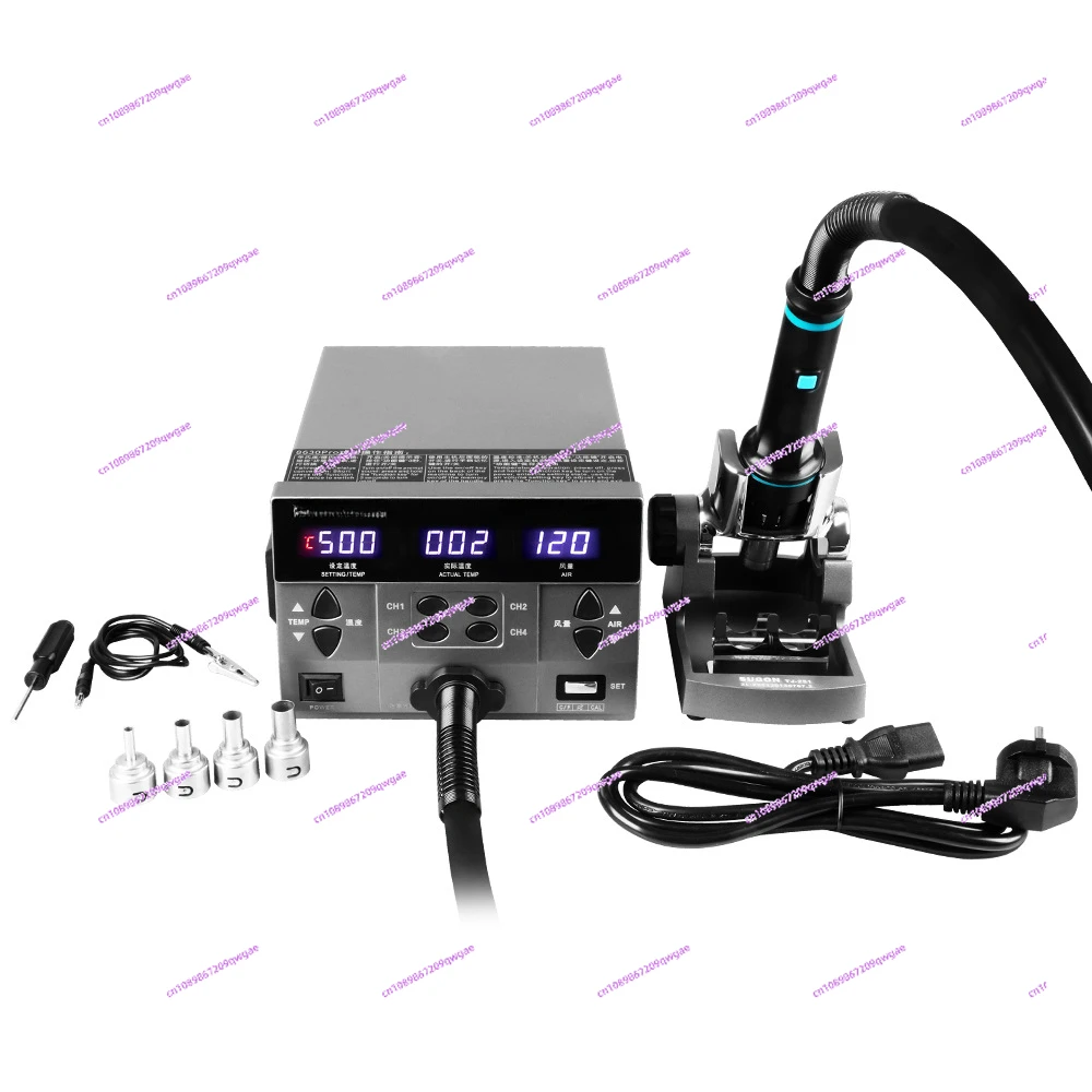 8630Pro 1300W Hot Air Gun Digital Display Rework Curved Nozzle Welding Repair Desoldering Station