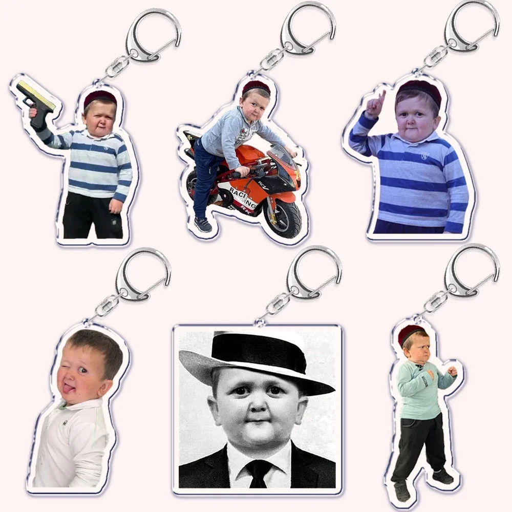 Funny Hasbulla Magomedov Boxer Keychain Keyring Key Chains Chaveiro Cute Llavero Keychains for Bag Pendant Aaccessories Gift