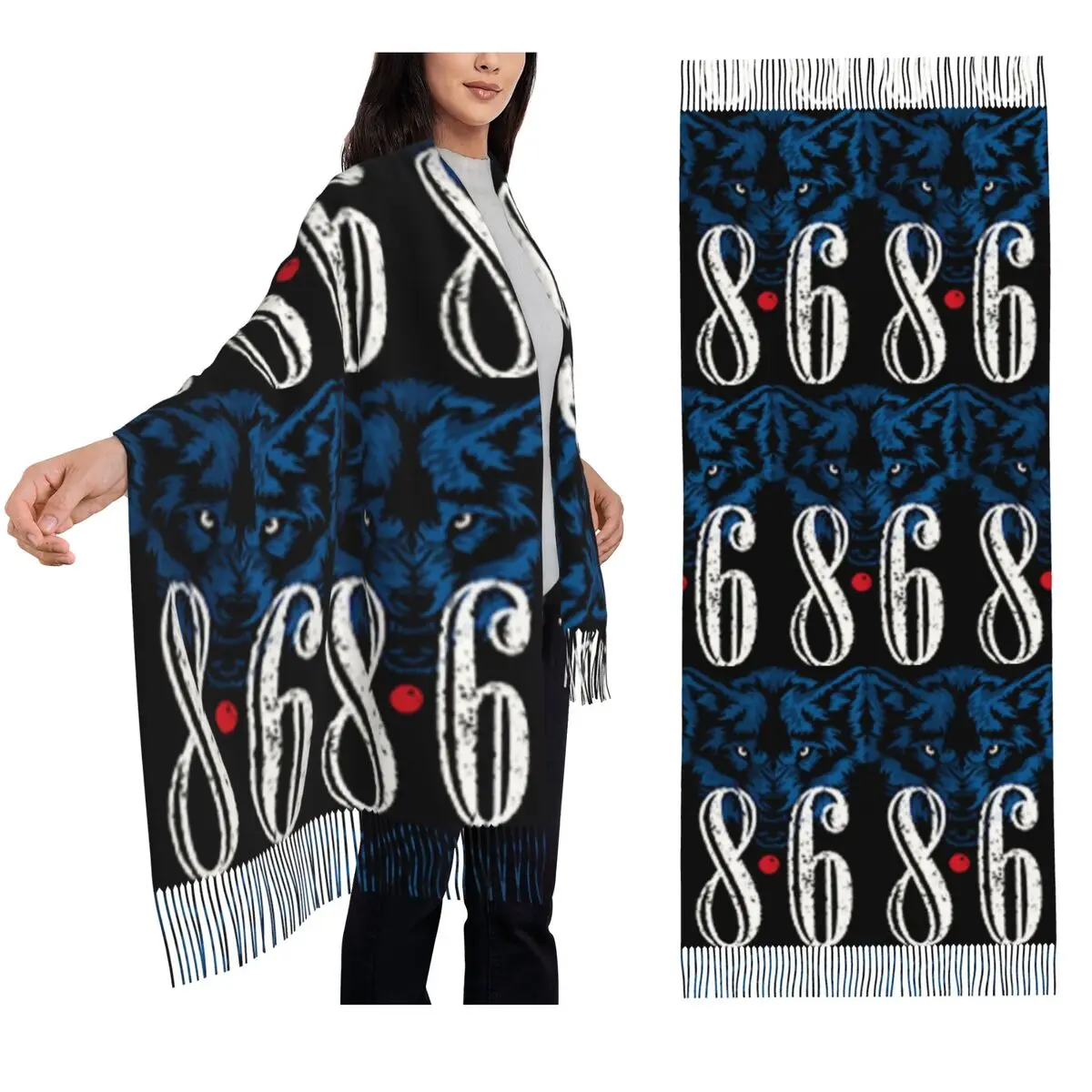 

Шарф с кисточками для пива 8,6, женские мягкие теплые шали и накидки, большая осенне-зимняя шаль