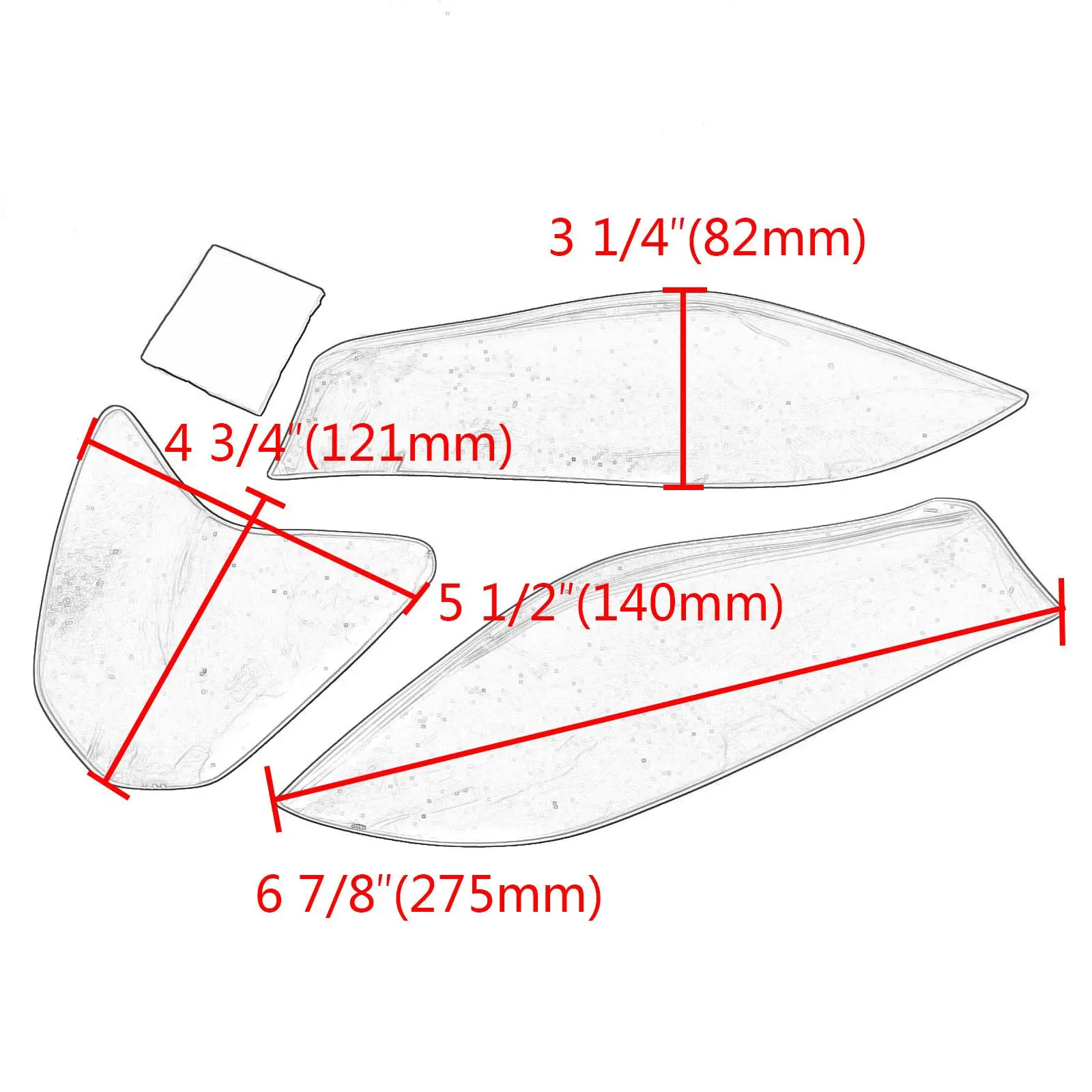 واقي المصباح الأمامي للدراجة النارية لقطع غيار 2009-2014 سهلة التركيب ومتينة