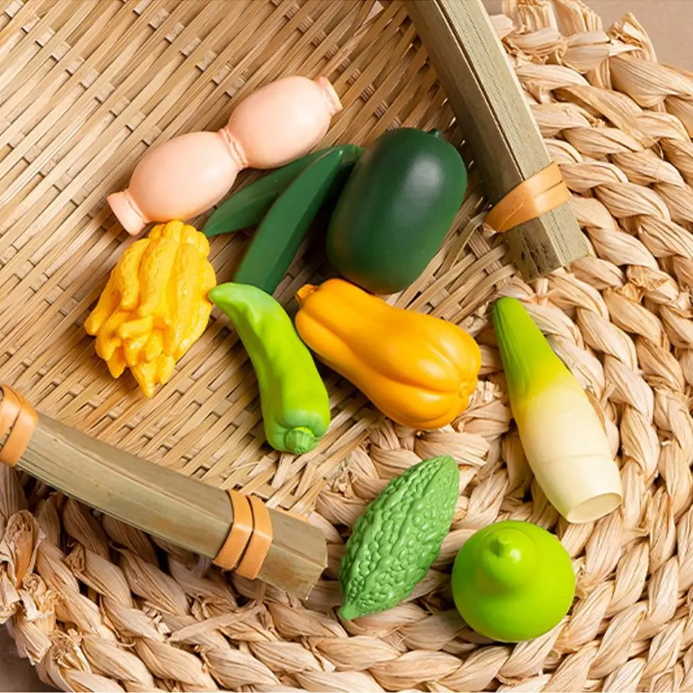 Cute Simulation Vegetables Mini Realistic Vegetables Figurines Miniatures Handicrafts DIY Decorations Fake Vegetables