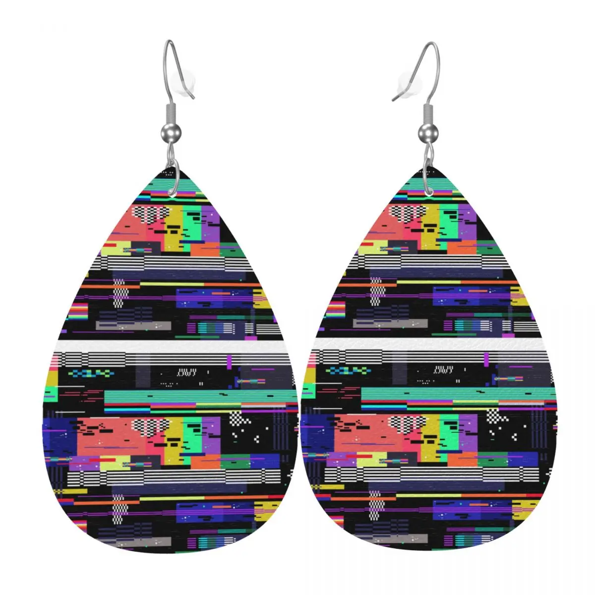 

Двусторонние без сигнала, ТВ, кожаные серьги-капли в стиле ретро, модные женские ювелирные аксессуары на День святого Валентина