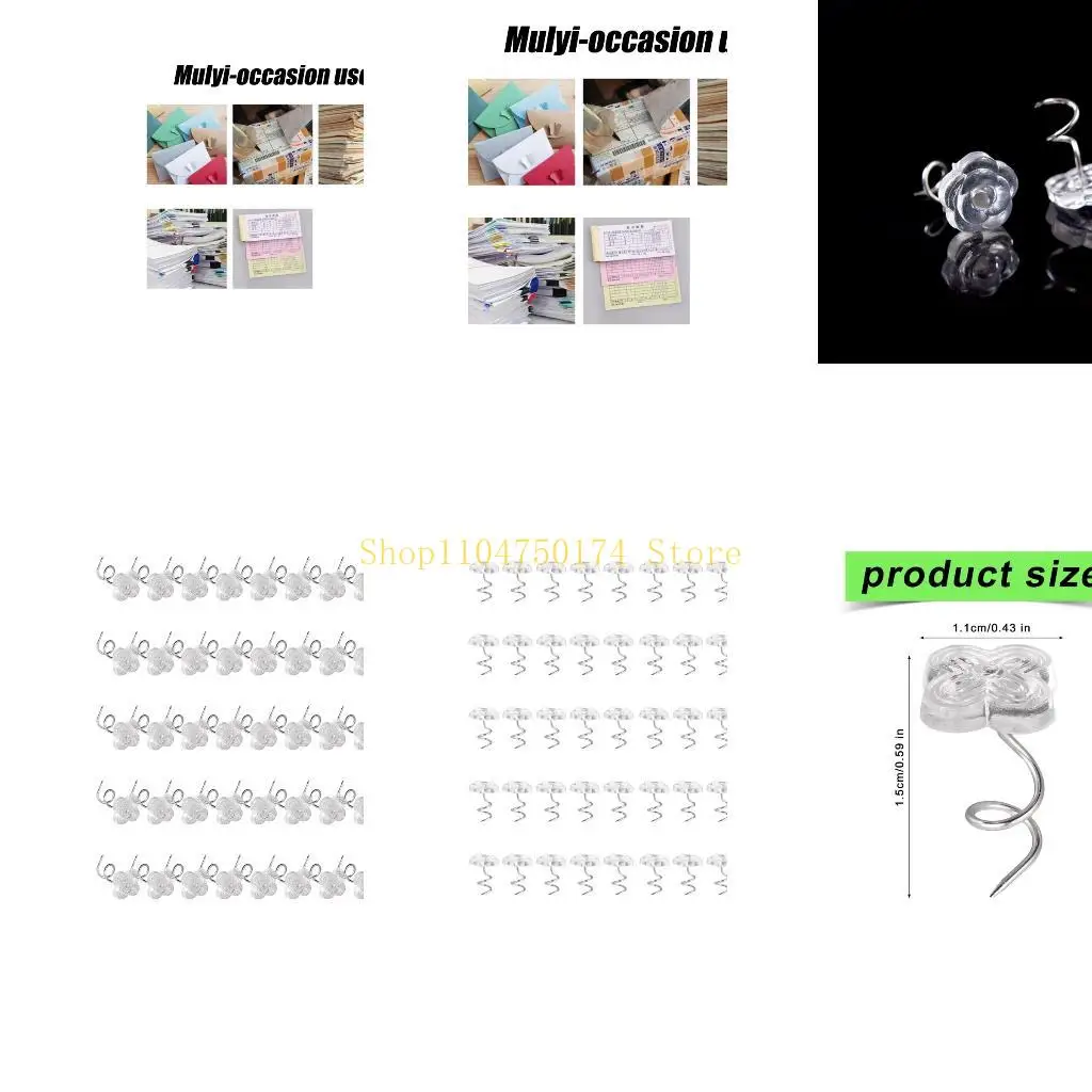 Steel Sofa Carpet Twist Fasteners Secure Hold No Tool Need Home Hardware Fixing Decorative Fabric Fastener for Home Top Sale