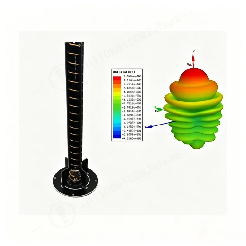 5800MHz 5.8G Helical Directional Antenna for FPV Racing Drone UAV RC Car Boat High Gain Long Range Video Signal Booster