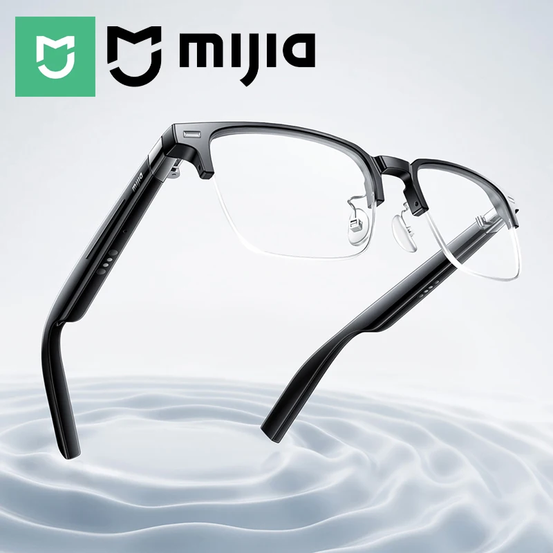 Lunettes audio intelligentes MIJIA, édition Joyful, casque Bluetooth 5.2, détachables, longue autonomie, charge rapide 2h, son anti-fuite