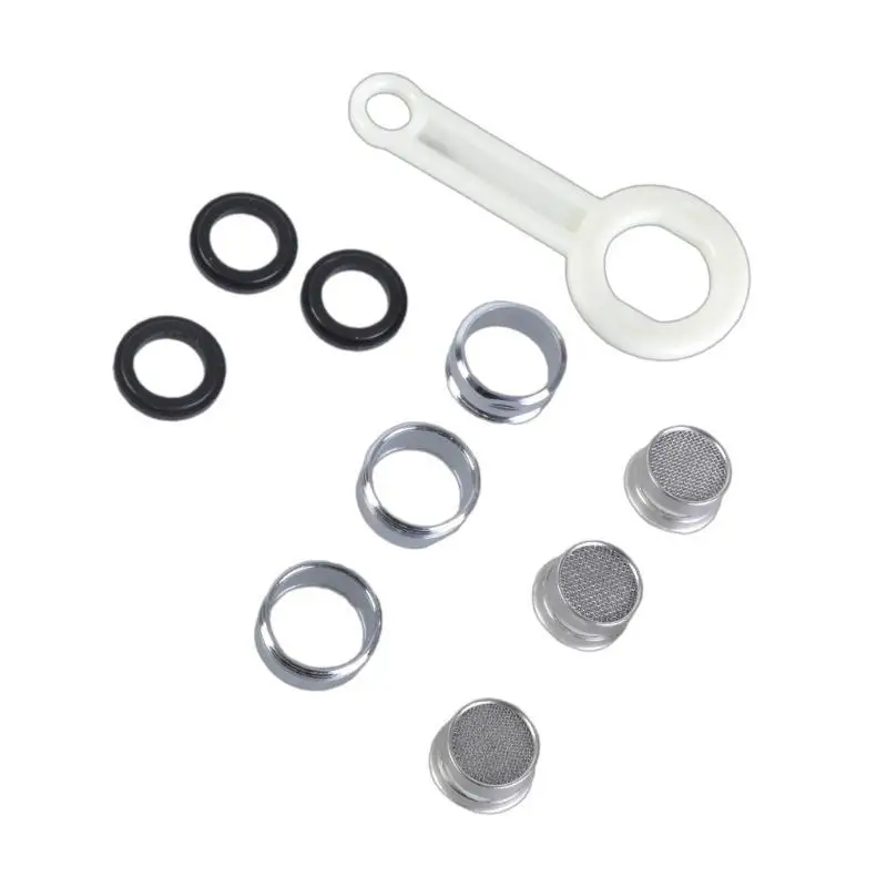 

652F Pack of 3 Practical Kitchen and Bathroom Tap Aerators 24mm Water Saving Faucet Strainer Easy Installion Designs