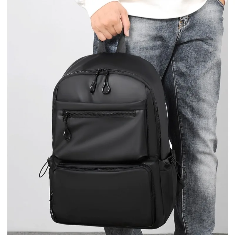 حقيبة ظهر رجالية مضادة للسرقة ومقاومة للماء، حقيبة ظهر كاجوال للأعمال، حقيبة ظهر للكمبيوتر المحمول للسفر في أسبوع الكلية #3