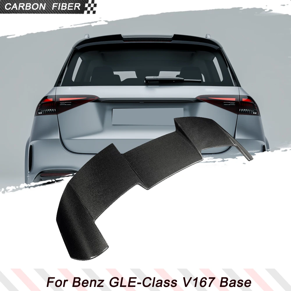 

Carbon Fiber Car Rear Racing Spoiler for Mercedes Benz GLE Class V167 Base SUV 2020-2025 Car Rear Roof Boot Wing Lip Body Kits