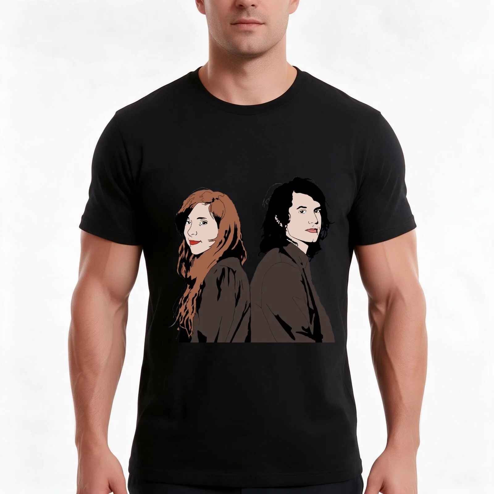 Beach House (Victoria and Alex) T-Shirt Summer Casual Cotton Tee Oversized Streetwear Tops Vintage Graphic Print 100% Cotton