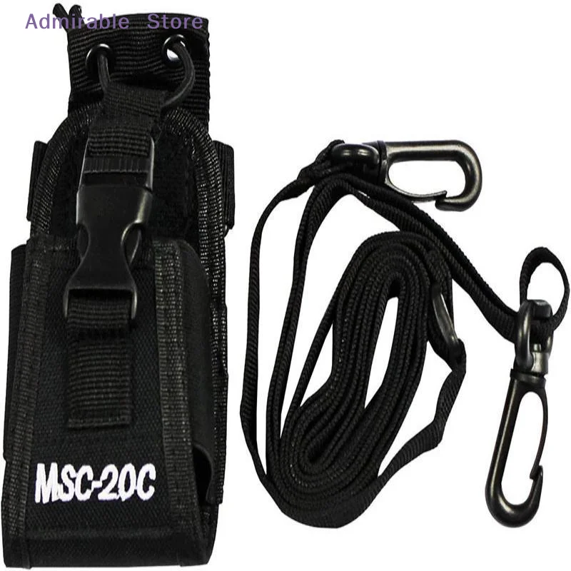 [W]1 Set Multifunctional Radio Walkie Talkie Holder MSC-20C Nylon Walkie Talkie Universal Bag For UV-5R TYT ICOM