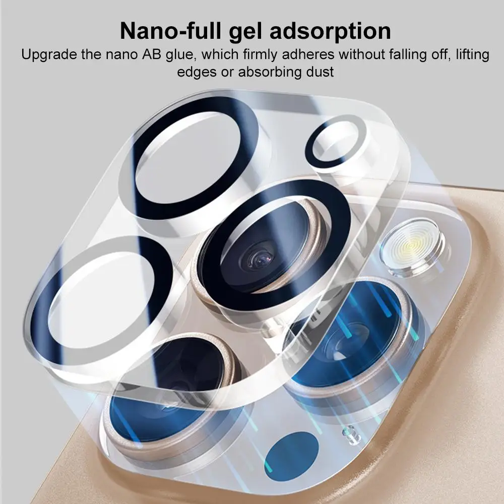 XDcase فيلم كاميرا من الزجاج المقسى الشفاف لهاتف آيفون 17 برو ماكس اير 15 14 13 11 16 برو ماكس 12 ميني بلس 16 برو 16 #4