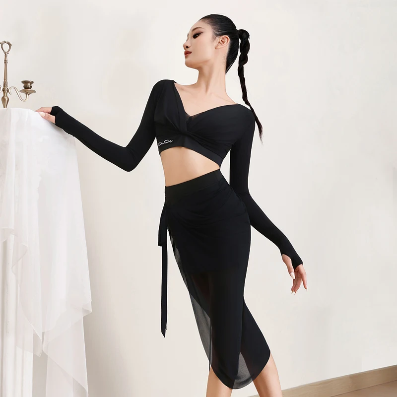 ผู้ใหญ่การแสดงเต้นรำบอลรูมเครื่องแต่งกายผู้หญิงแซมบ้าเต้นรำละตินเสื้อผ้าหญิงการแข่งขันเต้นรำละตินเครื่องแต่งกาย SL14492