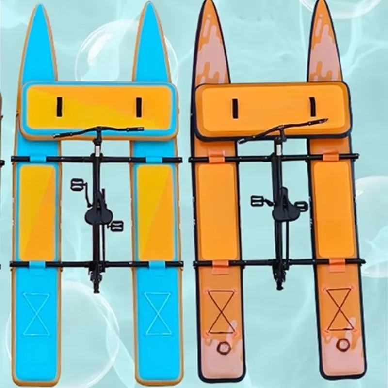 

Надувной велосипед-катамаран для водных развлечений, водный велосипед для отдыха на озере и в океане, с педальным приводом