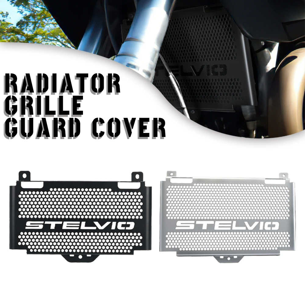 

For Moto Guzzi Stelvio1200 Stelvio 1200 2008 2009 2010 Motorcycle Radiator Guards Grille Grill Guard Cover Protector Accessories