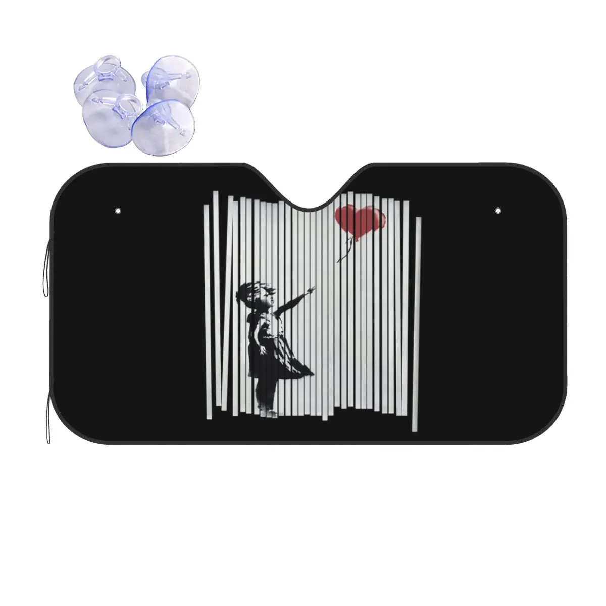 

Эй! Я фиксую это! Бенкси измельченный воздушный шар для девочек, солнцезащитный козырек, лобовое стекло автомобиля, переднее лобовое стекло, солнцезащитный козырек, аксессуары, чехлы