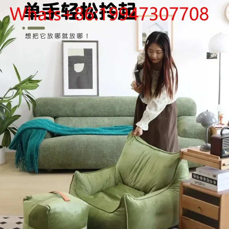 

Leisure Sofa Chair Cartoon Shape Lazy Chair Game Reading Chair Environmentally Friendly Cotton And Linen Fabric.