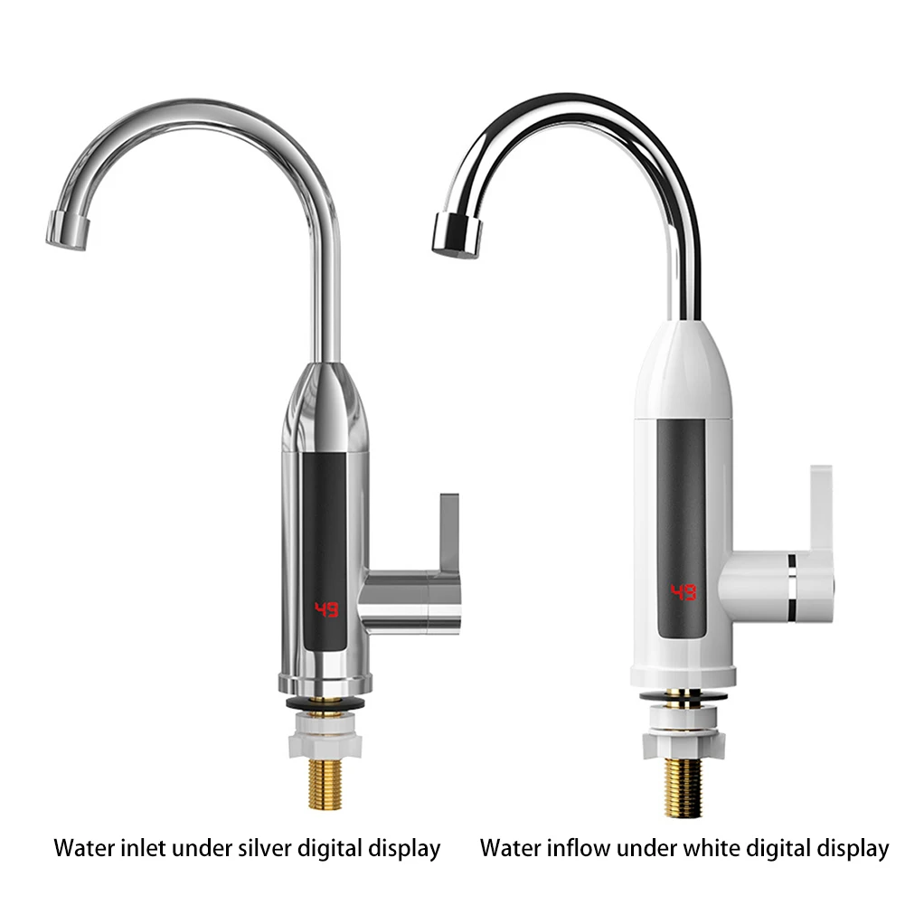 

3000W Tankless Heating Faucet LCD Display Electric Hot Water Heater Faucet Instant Electric Water Tap for Kitchen Sink