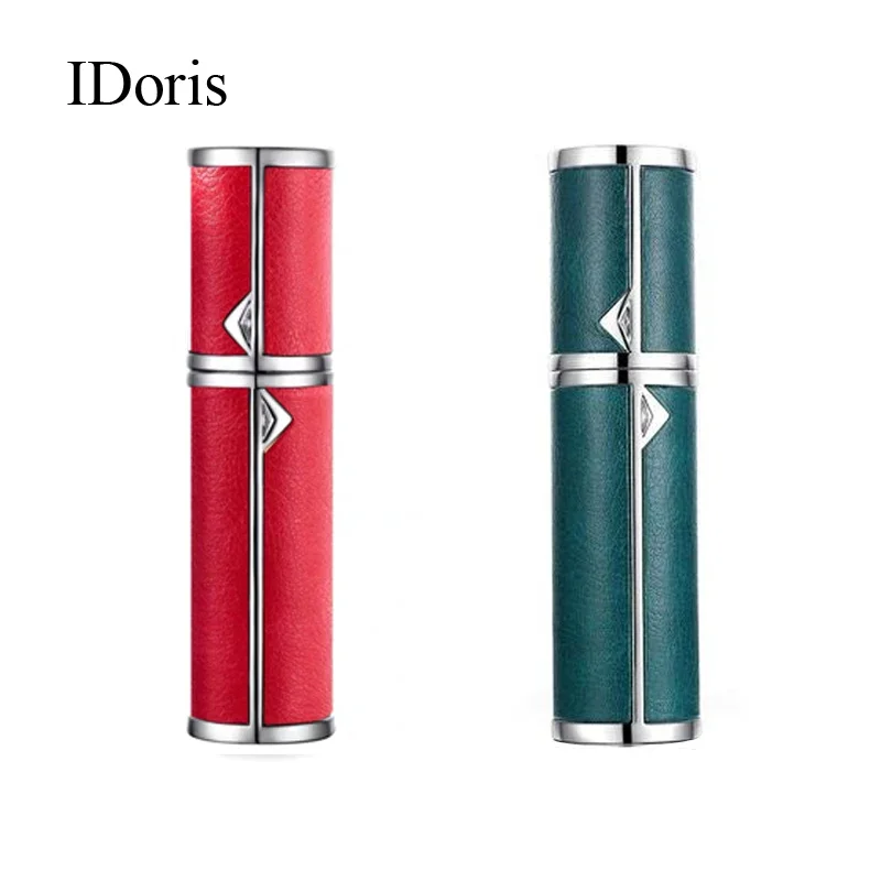 

IDoris Empty Refillable Perfume Bottle Travel Portable Mini Women Parfum Atomizer Original Spray Cosmetic Containers Aluminum 2P